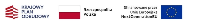 Logo funduszy unijnych, KPO i&nbsp;Flaga Polski